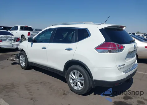 2014 Nissan Rogue Sv z USA, uszkodzony, nr VIN 5N1AT2MV4EC862197